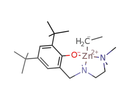 Molecular Structure of 613688-14-5 ((2,4-tert-butyl-6-([(2'-dimethylaminoethyl)methylamino]methyl)phenolate)ZnEt)