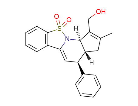 (3aR,4R,11aR)-1-(hydroxymethyl)-2-methyl-4-phenyl-3,3a,4,11a-tetrahydrobenzo[4,5]isothiazolo[2,3-a]cyclopenta[e]pyridine 10,10-dioxide