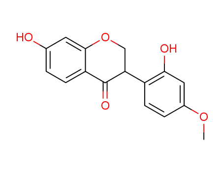 7-Hydroxy-3-(2-hydroxy-4-methoxyphenyl)-2,3-dihydrochromen-4-one