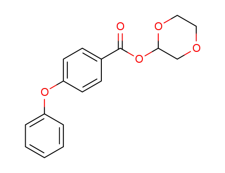 Molecular Structure of 1597710-67-2 (1,4-dioxan-2-yl 4-phenoxybenzoate)