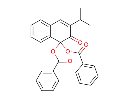 1,1-bis(benzoyloxy)-3-isopropyl-2(1H)-naphthalenone