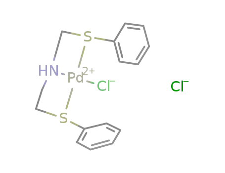 C<sub>16</sub>H<sub>19</sub>ClNPdS<sub>2</sub><sup>(1+)</sup>*Cl<sup>(1-)</sup>