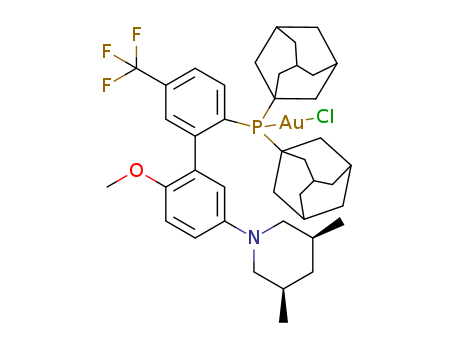 [rel-(3R,5S)-1-[2'-[Bis(tricyclo[3.3.1.13,7]dec-1-yl)phosphino-κP]-6-methoxy-5'-(trifluoromethyl)[1,1'-biphenyl]-3-yl]-3,5-dimethylpiperidine]chlorogold