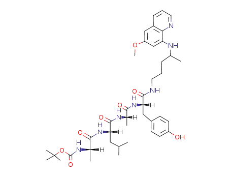 Boc-Ala-Leu-Ala-Tyr-primaquine