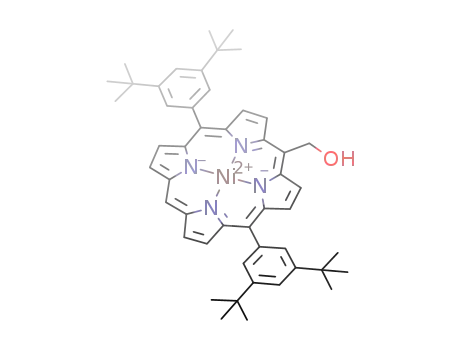 5-hydroxymethyl-10,20-bis(3,5-di-t-butylphenyl)porphyrinatonickel(II)
