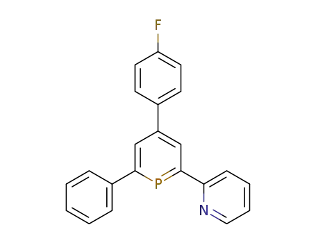 Molecular Structure of 1616764-99-8 (2-(2-pyridyl)-4-(4-fluorophenyl)-6-phenylphosphinine)