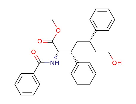 (2S,3R,5S)-methyl 2-benzamido-7-hydroxy-3,5-diphenylheptanoate