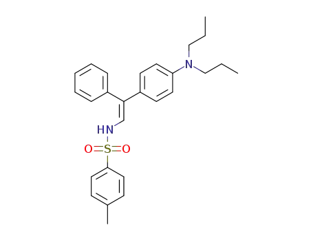 N-(2-(4-(dipropylamino)phenyl)-2-phenylvinyl)-4-methylbenzenesulfonamide