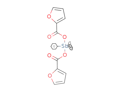 Molecular Structure of 126117-45-1 (bis-(furan-2-carboxylato)triphenylantimony(V))