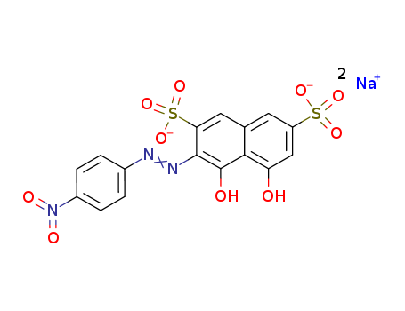 2,7-Naphthalenedisulfonicacid, 4,5-dihydroxy-3-[2-(4-nitrophenyl)diazenyl]-, sodium salt (1:2)