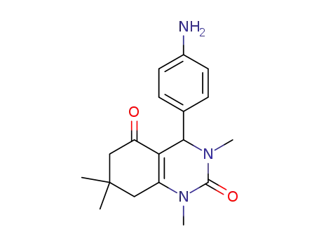 4-(4-aminophenyl)-1,3,7,7-tetramethyl-3,4,7,8-tetrahydroquinazoline-2,5(1H,6H)-dione