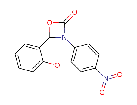 4-(2-hydroxyphenyl)-3-(4-nitrophenyl)-1,3-oxazetidin-2-one