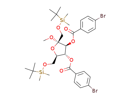 Molecular Structure of 147672-56-8 (C<sub>33</sub>H<sub>48</sub>Br<sub>2</sub>O<sub>8</sub>Si<sub>2</sub>)