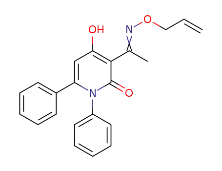 3-[N-(allyloxy)ethanimidoyl]-4-hydroxy-1,6-diphenyl-2(1H)-pyridinone