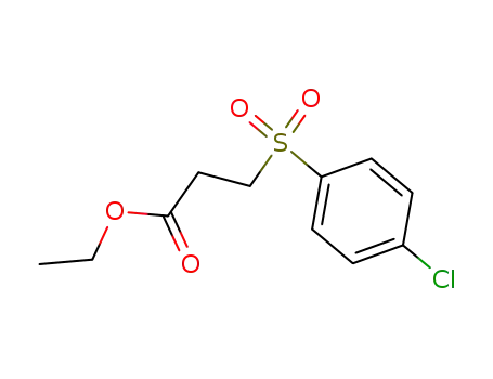 Ethyl 3-(4-chlorophenyl)sulfonylpropanoate