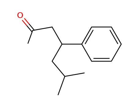 Molecular Structure of 107771-22-2 (2-Heptanone, 6-methyl-4-phenyl-)