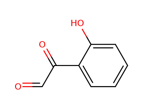 Molecular Structure of 97136-23-7 (Benzeneacetaldehyde, 2-hydroxy-a-oxo-)