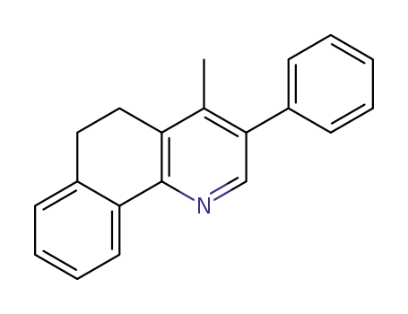 Molecular Structure of 1426022-60-7 (4-methyl-3-phenyl-5,6-dihydrobenzo[h]quinoline)
