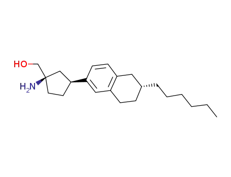 ((1R,3S)-1-amino-3-((R)-6-hexyl-5,6,7,8-tetrahydronaphthalen-2-yl)cyclopentyl)methanol