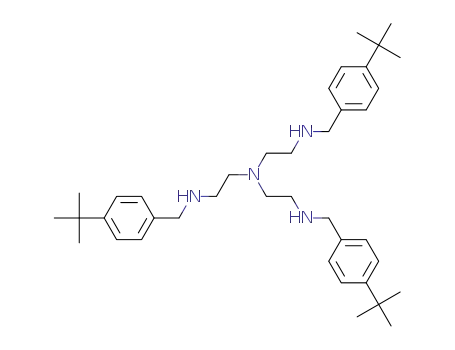 Molecular Structure of 1399258-35-5 (tris(2-((4-tert-butylbenzyl)amino)ethyl)amine)