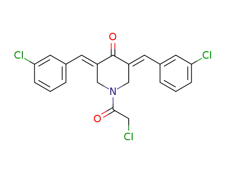 C<sub>21</sub>H<sub>16</sub>Cl<sub>3</sub>NO<sub>2</sub>