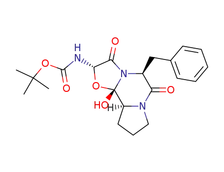 ((2S,5S,10aS,10bS)-5-Benzyl-10b-hydroxy-3,6-dioxo-octahydro-oxazolo[3,2-a]pyrrolo[2,1-c]pyrazin-2-yl)-carbamic acid tert-butyl ester