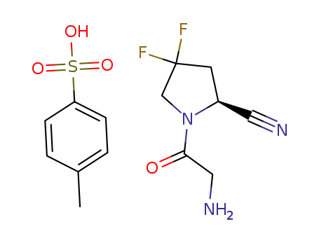 (S)-1-(2-aminoacetyl)-4,4-difluoropyrrolidine-2-carbonitrile 4-methylbenzenesulfonic acid