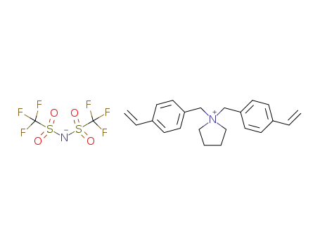 1,1-bis(4-vinylbenzyl)pyrrolidinium bis[(trifluoromethyl)sulfonyl]imide