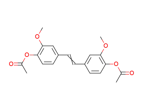 Phenol, 4,4'-(1,2-ethenediyl)bis[2-methoxy-, diacetate