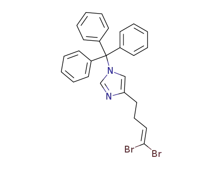 4-(4,4-dibromobut-3-enyl)-1-(triphenylmethyl)imidazole