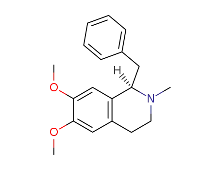 Isoquinoline,
1,2,3,4-tetrahydro-6,7-dimethoxy-2-methyl-1-(phenylmethyl)-, (R)-