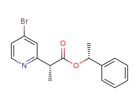 (R)-1-phenylethyl (2R)-2-(4-bromopyridin-2-yl)propanoate