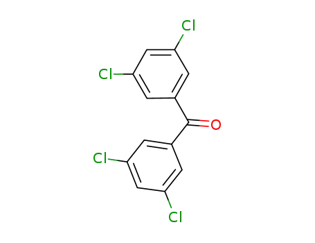 Molecular Structure of 92758-86-6 (3,3',5,5'-TETRACHLOROBENZOPHENONE)