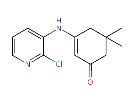Molecular Structure of 1217862-29-7 (2-cyclohexen-1-one, 3-[(2-chloro-3-pyridinyl)amino]-5,5-di)