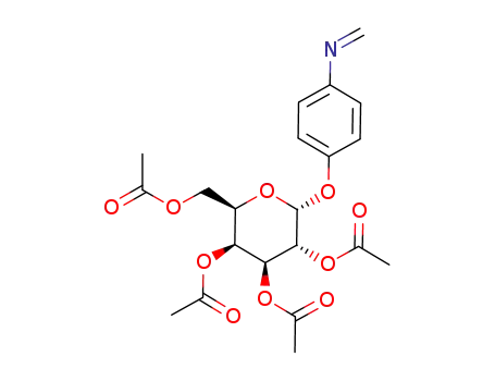 Acetic acid (2R,3S,4S,5R,6R)-3,5-diacetoxy-2-acetoxymethyl-6-(4-methyleneamino-phenoxy)-tetrahydro-pyran-4-yl ester