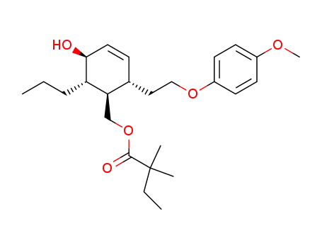 2,2-Dimethyl-butyric acid (1R,2S,5S,6S)-5-hydroxy-2-[2-(4-methoxy-phenoxy)-ethyl]-6-propyl-cyclohex-3-enylmethyl ester