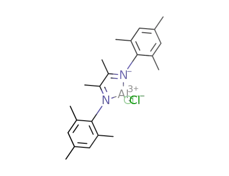 (N,N′-bis[2,4,6-trimethylphenyl]-2,3-dimethyl-1,4-diazabutadiene)AlCl<sub>2</sub>