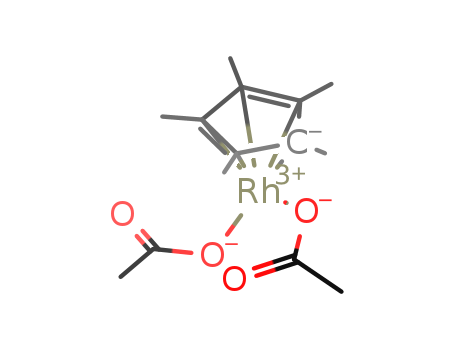 Bis(acetato-κO)[(1,2,3,4,5-η)-1,2,3,4,5-pentamethyl-2,4-cyclopentadien-1-yl]rhodium, RhCp*(OAc)2