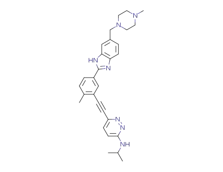 N-isopropyl-6-(2-(2-methyl-5-(6-((4-methylpiperazin-1-yl)methyl)-1H-benzo[d]imidazol-2-yl)phenyl)ethynyl)pyridazin-3-amine