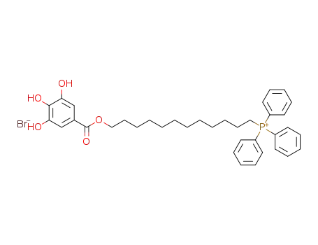 triphenyl(12-((3,4,5-trihydroxybenzoyl)oxy)-dodecyl)phosphonium bromide