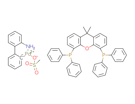 Methanesulfonato[9,9-diMethyl-4,5-bis(diphenylphosphino)xanthene][2'-aMino-1,1'-biphenyl]palladiuM(II) dichloroMethane adduct, Min. 98%