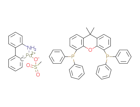 Molecular Structure of 1445085-97-1 (Xantphos Palladacycle Gen. 3)