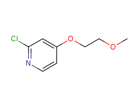 Molecular Structure of 1067914-32-2 (2-chloro-4-(2-methoxyethoxy)pyridine)