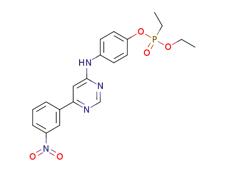 ethyl 4-{[6-(3-nitrophenyl)pyrimidin-4-yl]amino}phenyl ethylphosphonate