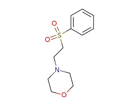Molecular Structure of 41821-25-4 (4-[2-(phenylsulfonyl)ethyl]morpholine)