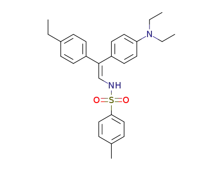 N-(2-(4-(diethylamino)phenyl)-2-(4-ethylphenyl)vinyl)-4-methylbenzenesulfonamide