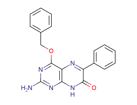 7(1H)-Pteridinone, 2-amino-6-phenyl-4-(phenylmethoxy)-