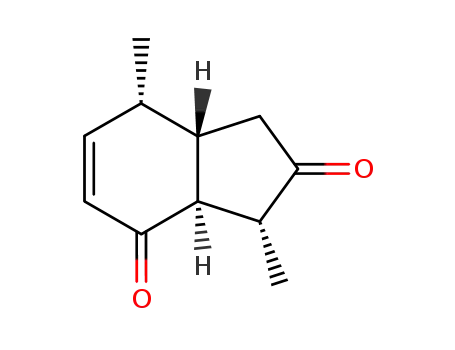 (1S,5S,6S,9R)-5,9-dimethylbicyclo<4.3.0>non-3-ene-2,8-dione