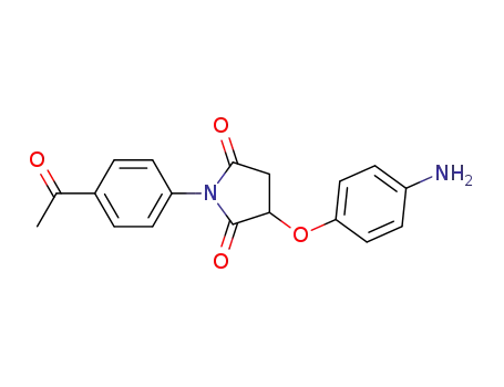 1-(4-acetylphenyl)-3-(4-aminophenyloxy)pyrrolidine-2,5-dione