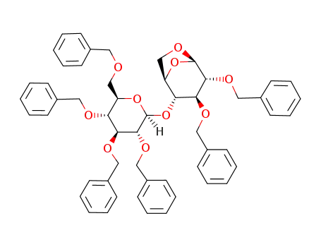 2,3,4,6-tetra-O-benzyl-β-D-glucopyranosyl-(1→4)-1,6-anhydro-2,3-di-O-benzyl-β-D-glucopyranose